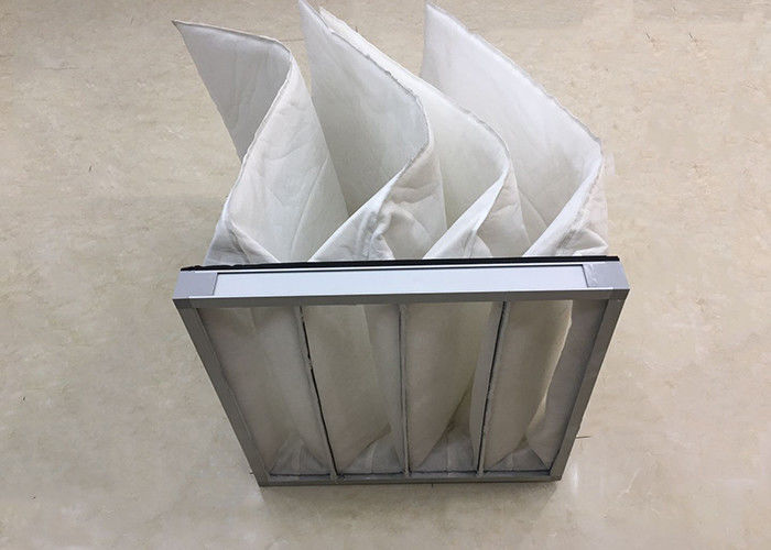 Aluminiowa rama ISO9001 o sprawności 85% Kieszonkowe filtry powietrza F7